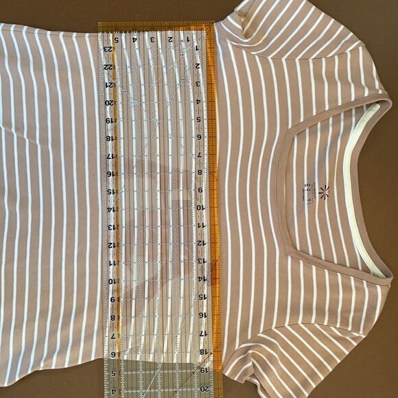 Bundle of 2 Isaac Mizrahi Striped Pima Cotton Tees M - Picture 7 of 7